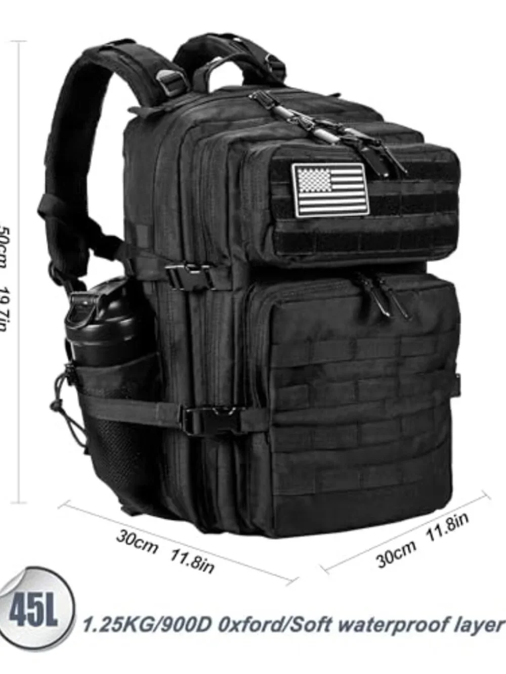 Military Tactical Backpack for Men and Women 45L